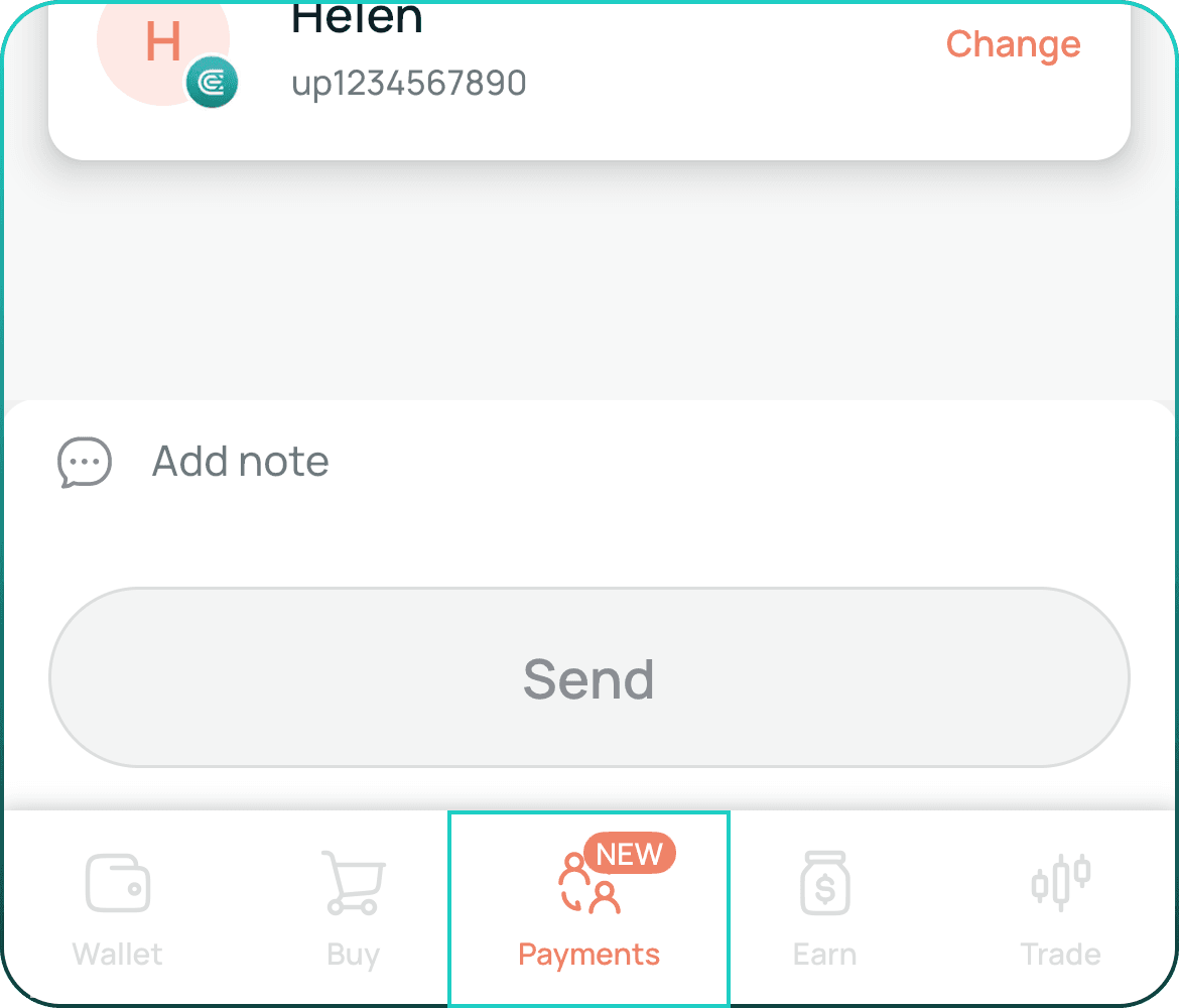 1. Tap ‘Payments’ 🚀