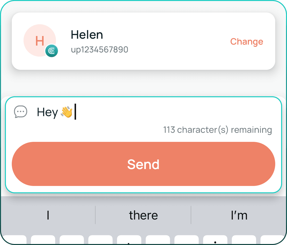 5. Drop in a note 📝 (optional)